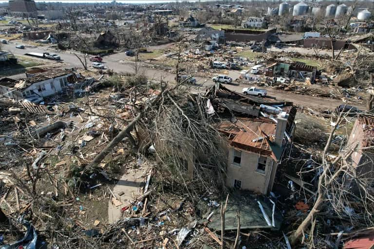 Consecuencias de los tornados en Kentucky