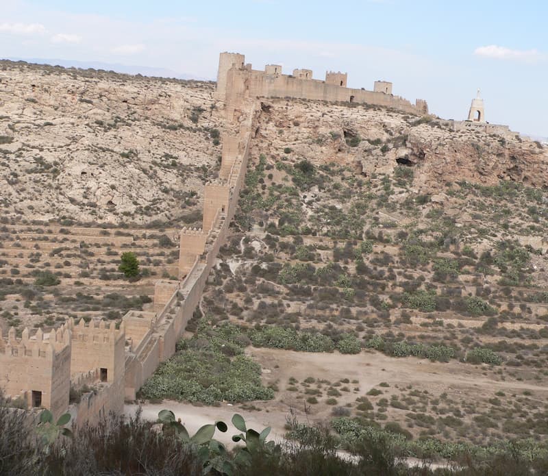 Lugares para ver en Almería - Murallá de Jayrán