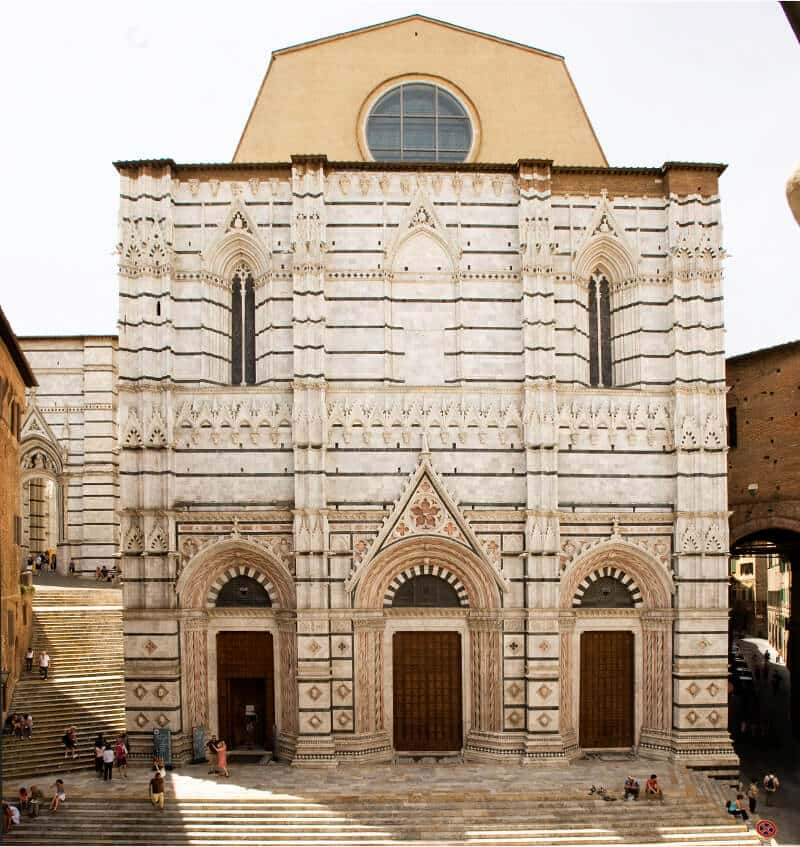 Lugares para ver en Siena - Baptisterio de San Juan o San Giovanni