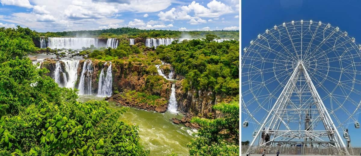 Fue inaugurada la rueda de la fortuna más alta de Latinoamérica y se encuentra cerca de Iguazú