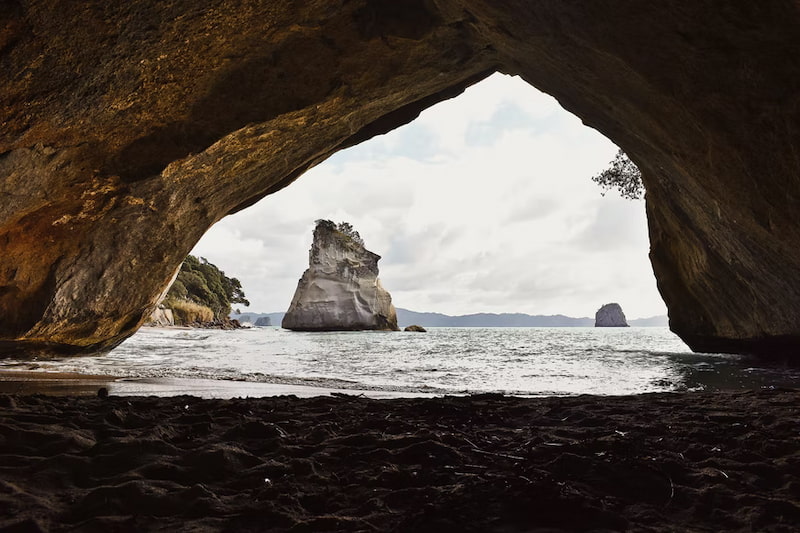 image lugares de Nueva Zelanda 3 Cathedral Cove