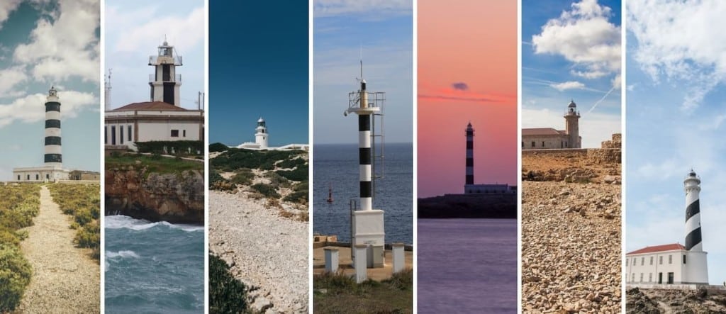 Te presentamos los 7 faros de Menorca