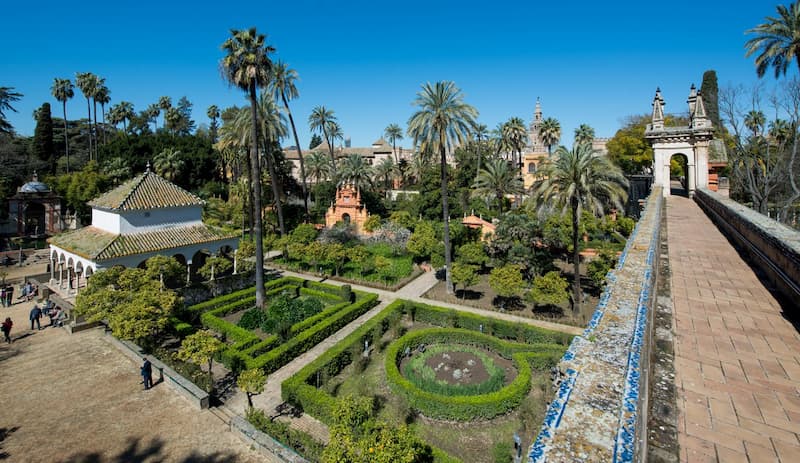 Pabellón de Carlos I - Jardines del Real Alcázar