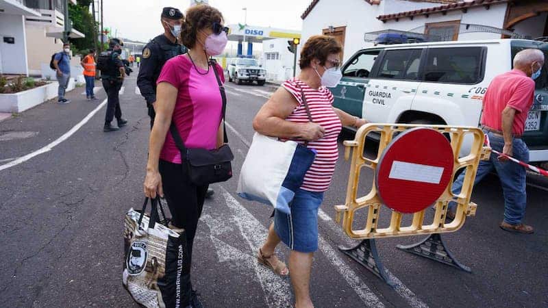 Evucados regresan a sus casas - La Palma