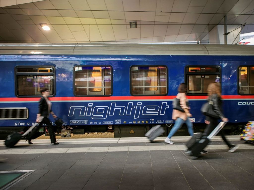 El tren nocturno entre Viena y París sería el primero de una red de viajes para contribuir a hacer frente al cambio climático