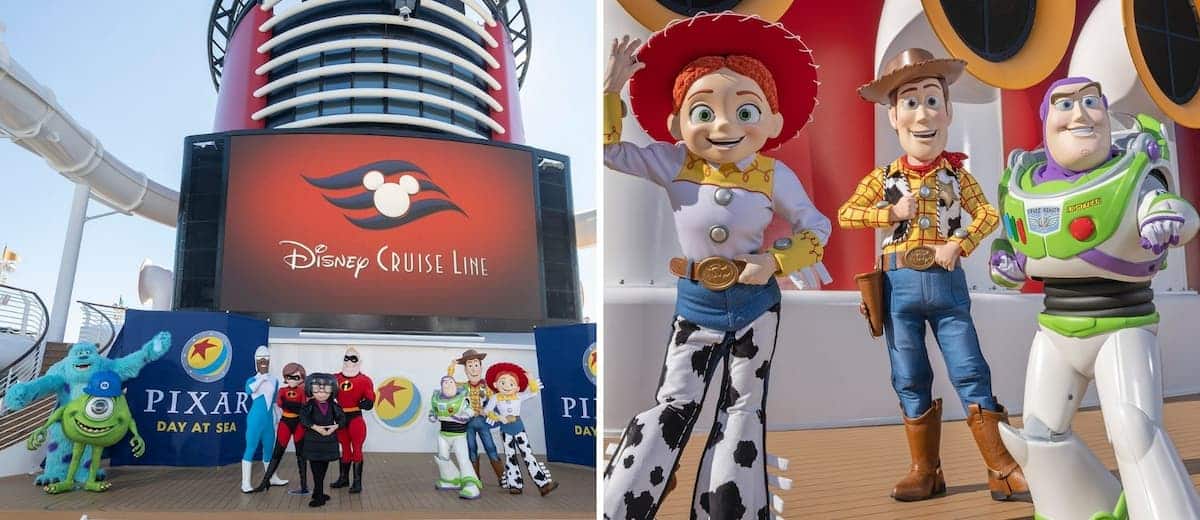 Algunos de los personajes de Pixar formarán parte de los cruceros de Disney 2023