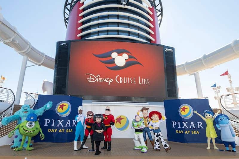 Disney Cruise y los personajes de Pixar