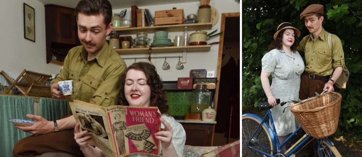 Una pareja británica vive como si fuese 1930, aunque con algunas concesiones