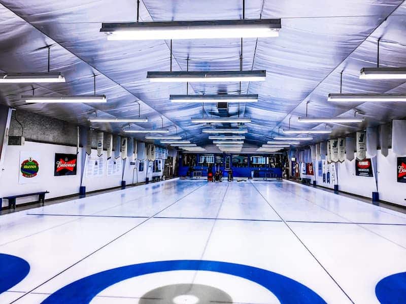 Pista de hielo - curling