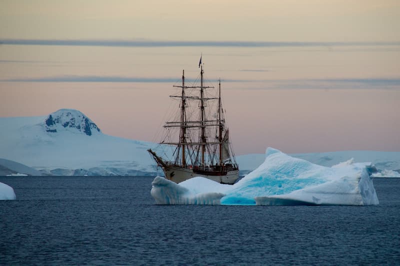 Reducción del hielo marino en la Antártida