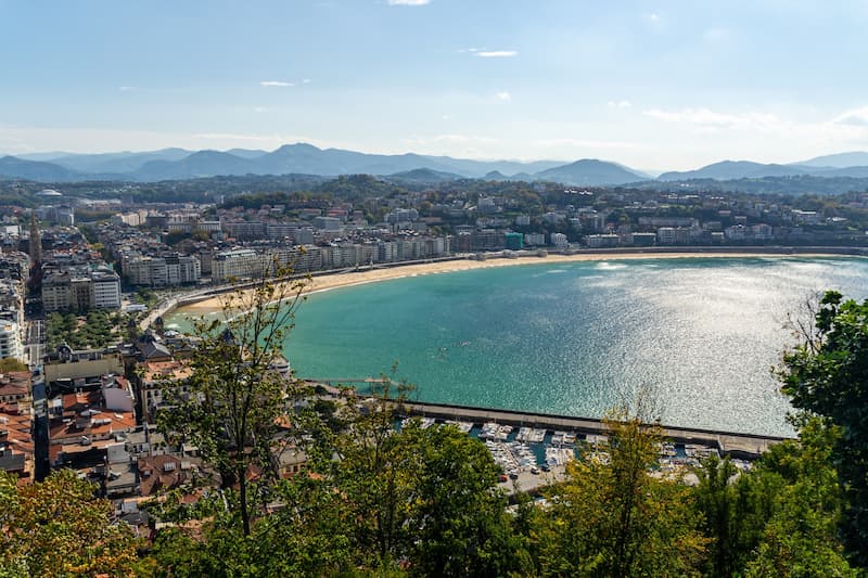 Vista desde el Monte Urgull