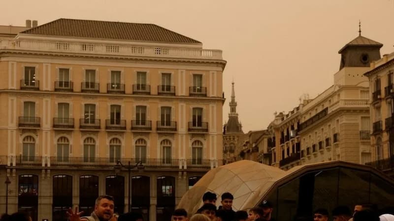 Calima en Madrid