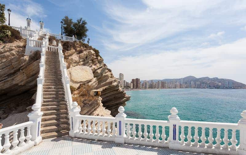 Vista desde el Balcón del Mediterráneo, Benidorm