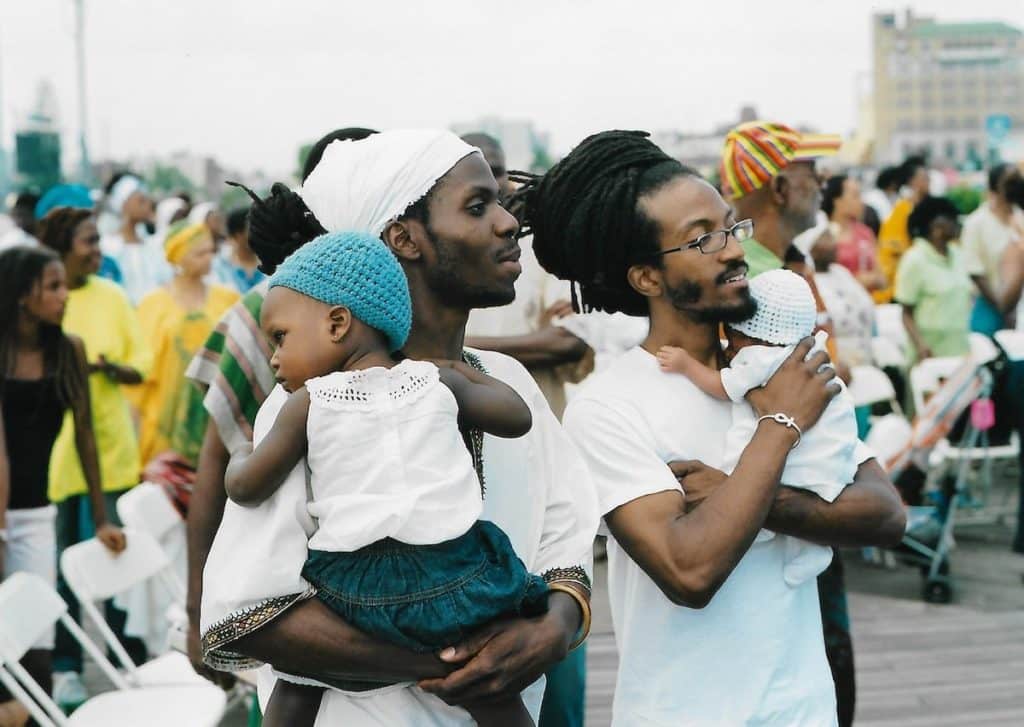 image Eyes on the Streets Jamel Shabazz 32 Father Seeds. Coney Island BK 2014