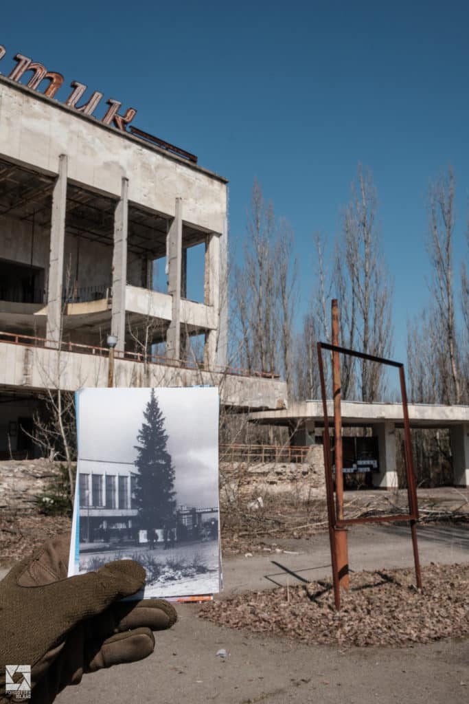 image chernobyl Pripyat Then and Now Main Square 08