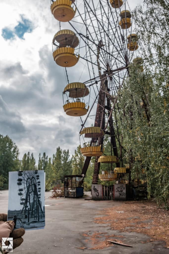 image chernobyl Pripyat Then and Now Main Square 2 07 1