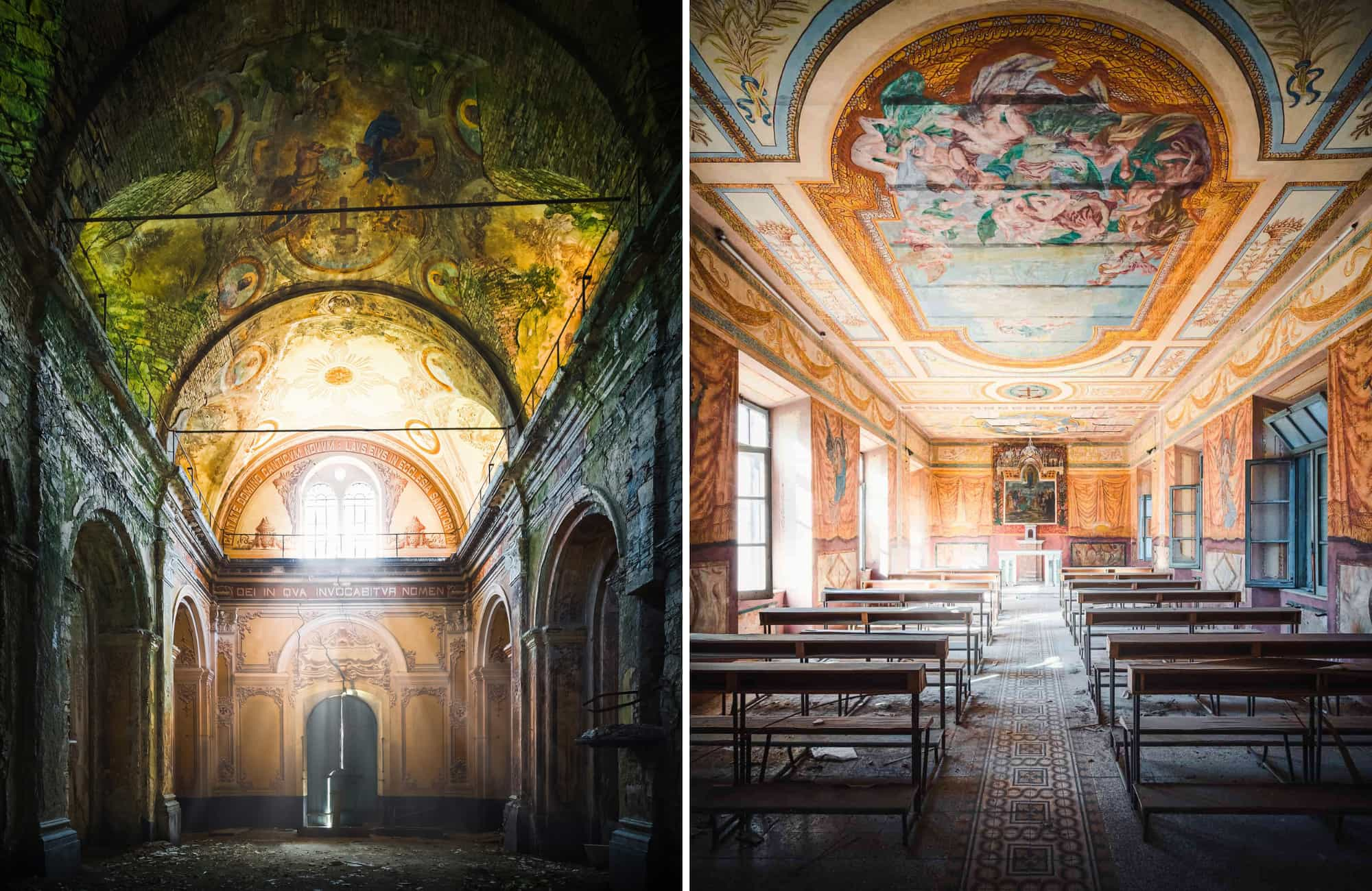 Un fotógrafo holandés retrató la belleza de Iglesias abandonadas en Italia y las imágenes son increíbles