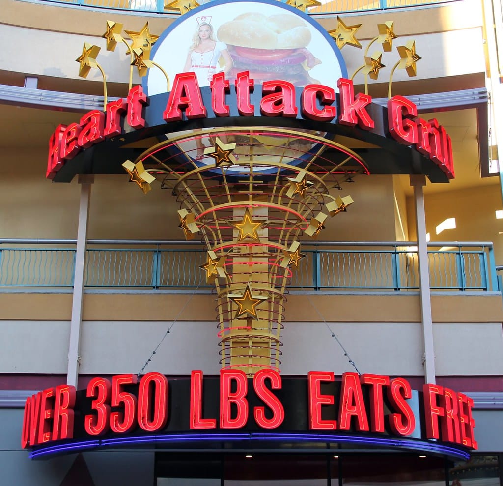 image Hamburguesa Cuádruple Bypass heart attack grill 1