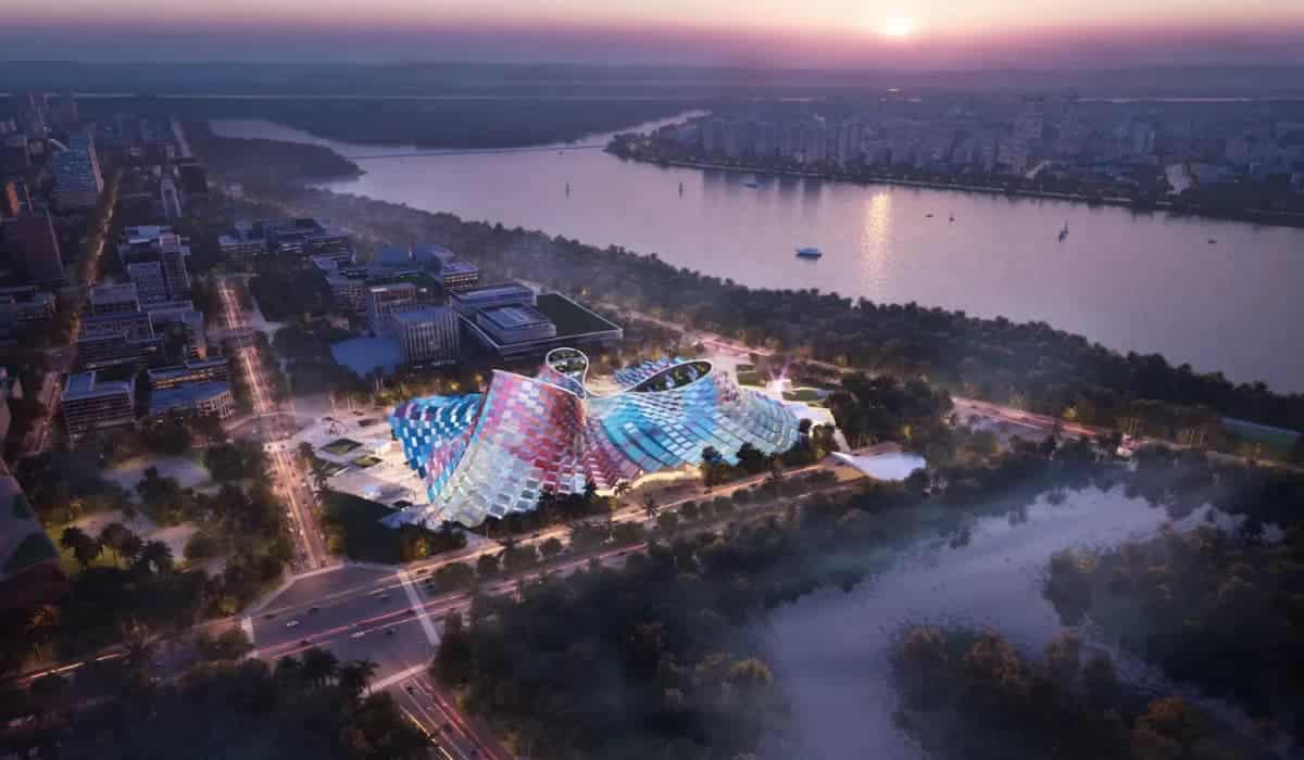 China comenzará a construir el centro de eventos más llamativo del mundo