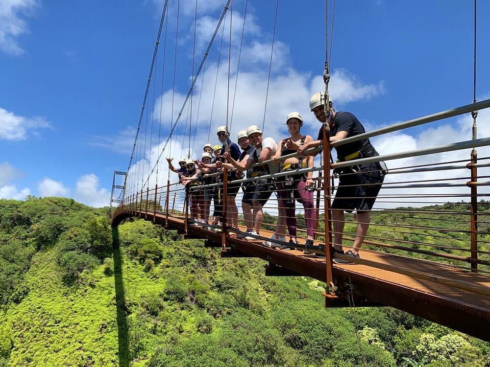 puente colgante hawai