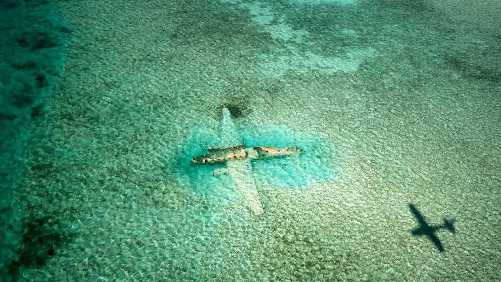 image avión Curtiss C 46 Commando en Bahamas