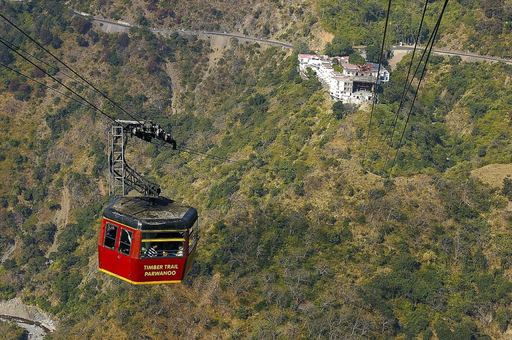 image teleférico Timber Trail at Parwanoo Himachal Pradesh