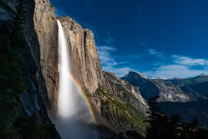 image arcoíris lunares brian hawkins moonbow yosemite 4