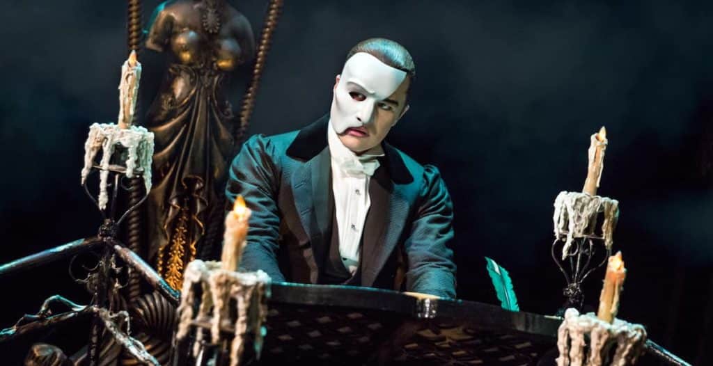 image musicales de broadway fantasma opera