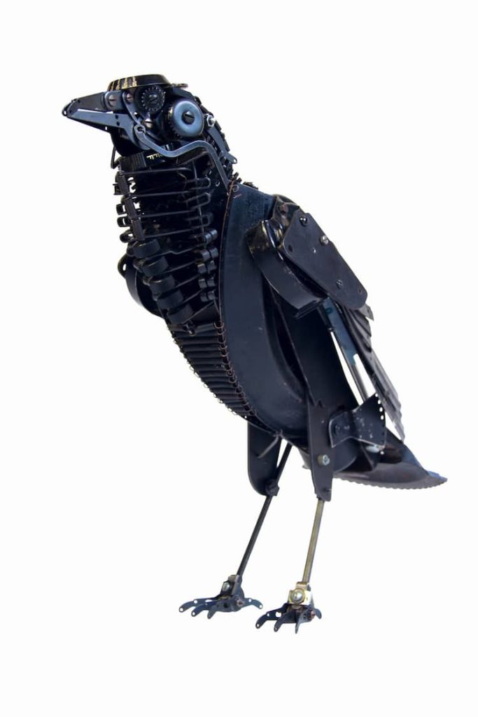 image máquinas de escribir jeremy mayer typewriter bird sculptures 3