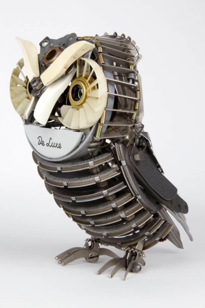 image máquinas de escribir jeremy mayer typewriter bird sculptures 5