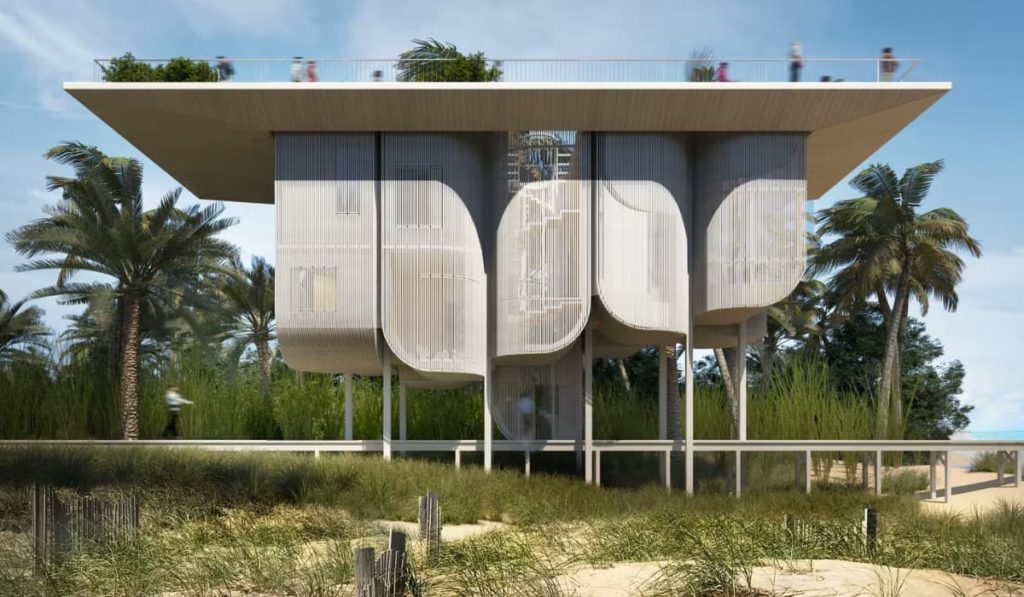 Esta residencia frente al mar en Miami ha sido nombrada como la Mejor Casa del Año del Futuro de 2022