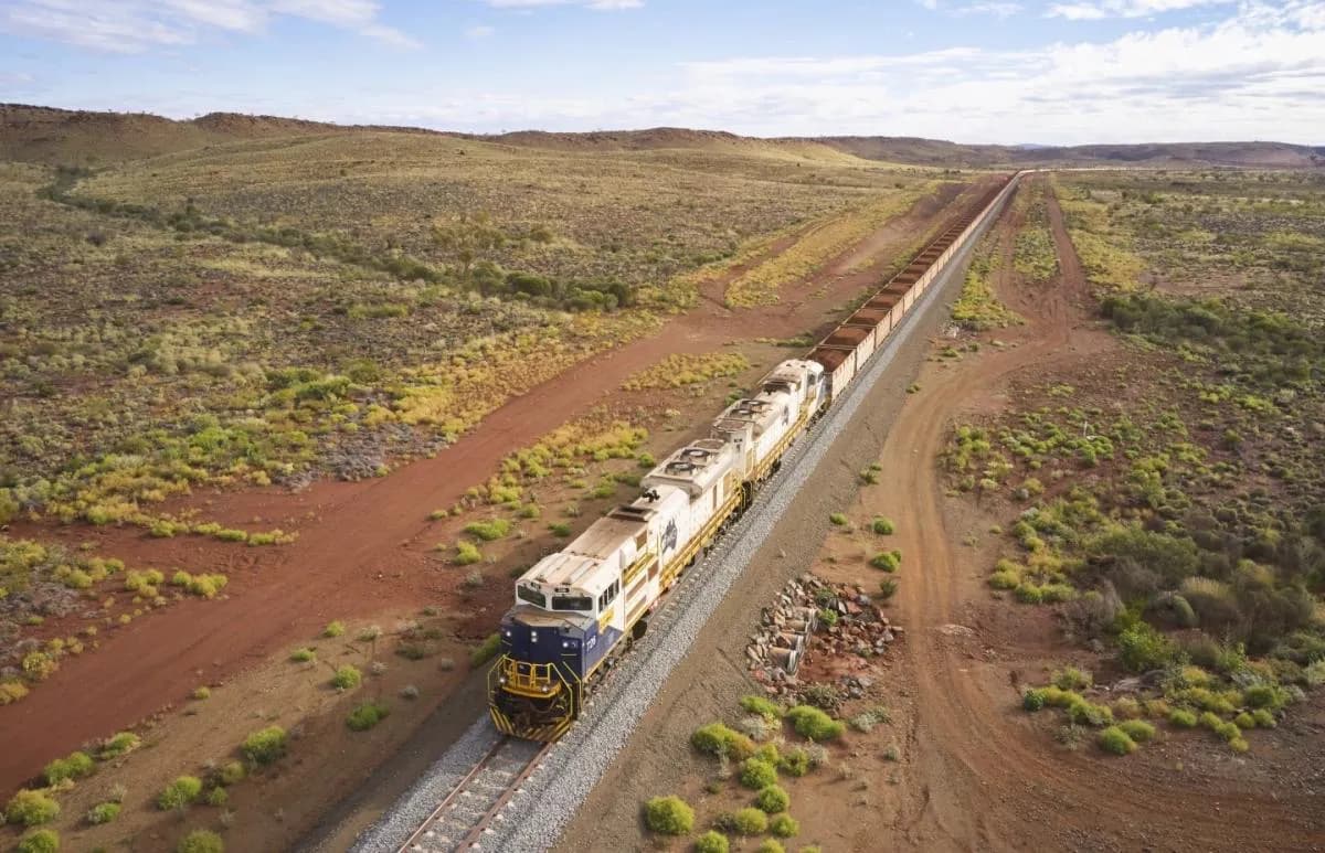 Una compañía minera australiana presentó la construcción de un Tren Infinito un tren eléctrico que no necesita recargarse