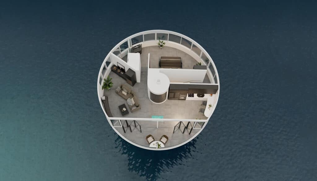 futurista Insólito: Una casa futurista se hundió en plena inauguración image futurista ecopod 2