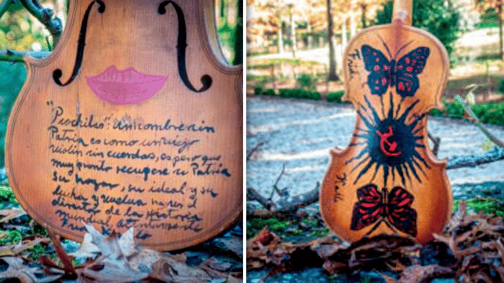 frida El violín que Frida Kalho le pintó a Trosky podría subastarse a 50 millones de euros image frida image 79