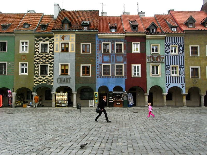 image lugares que ver en Poznan 3 Casas de los Comerciantes