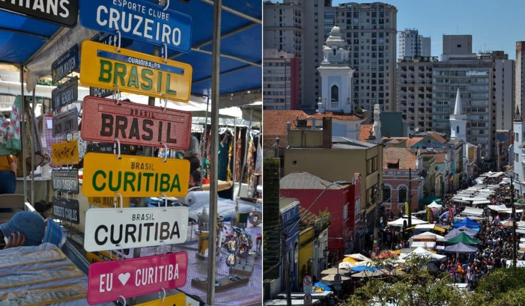 Qué hacer en Curitiba, Brasil: la Feira do Largo da Ordem se realiza los días domingos