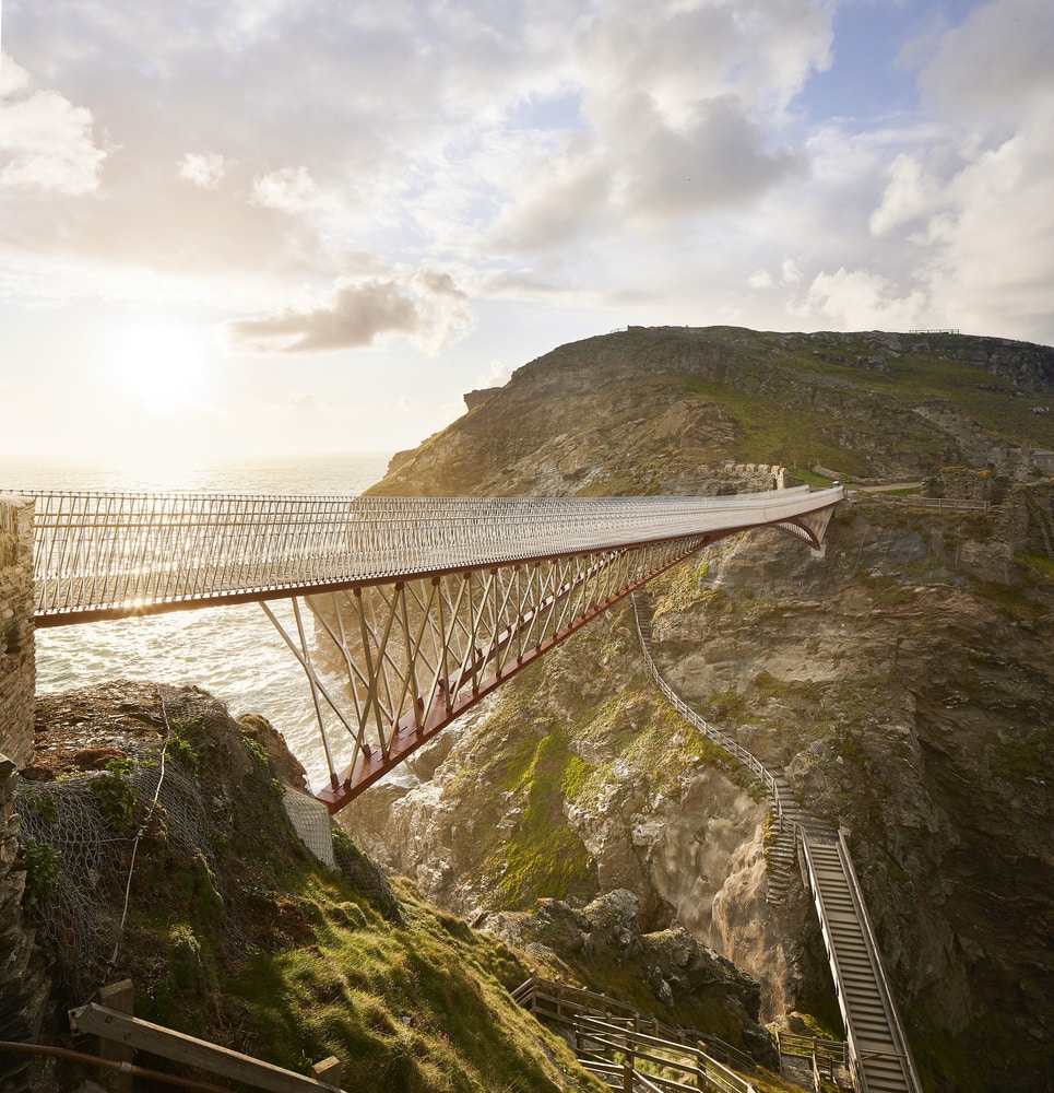 image Tintagel Castle Footbridge tintagel bridge header image 5