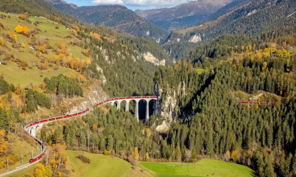 image tren más largo del mundo tren mas largo del mundo suiza 3