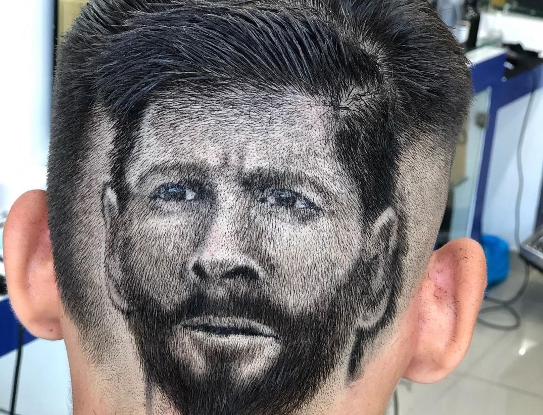 corte de pelo de messi