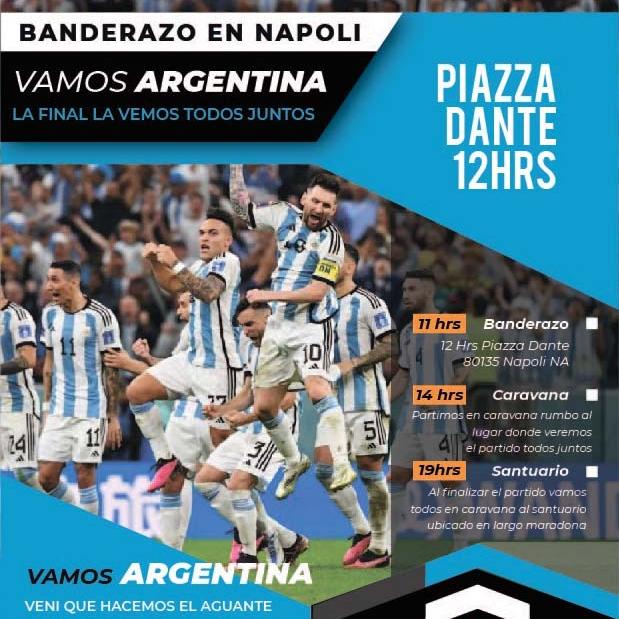 image Nápoles banderazo en napoli