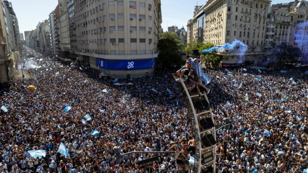 image Qatar festejos buenos aires argentina campeon 1