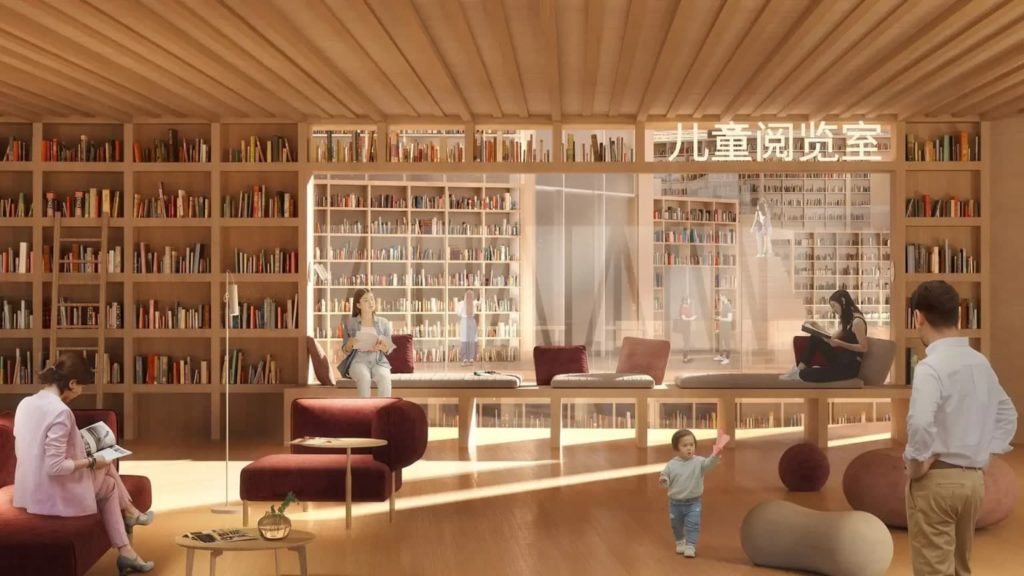 Wuhan China planea construir en Wuhan una de las bibliotecas más grandes del mundo: contará con una superficie de 140 mil metros cuadrados image Wuhan Biblioteca Wuhan 1 5
