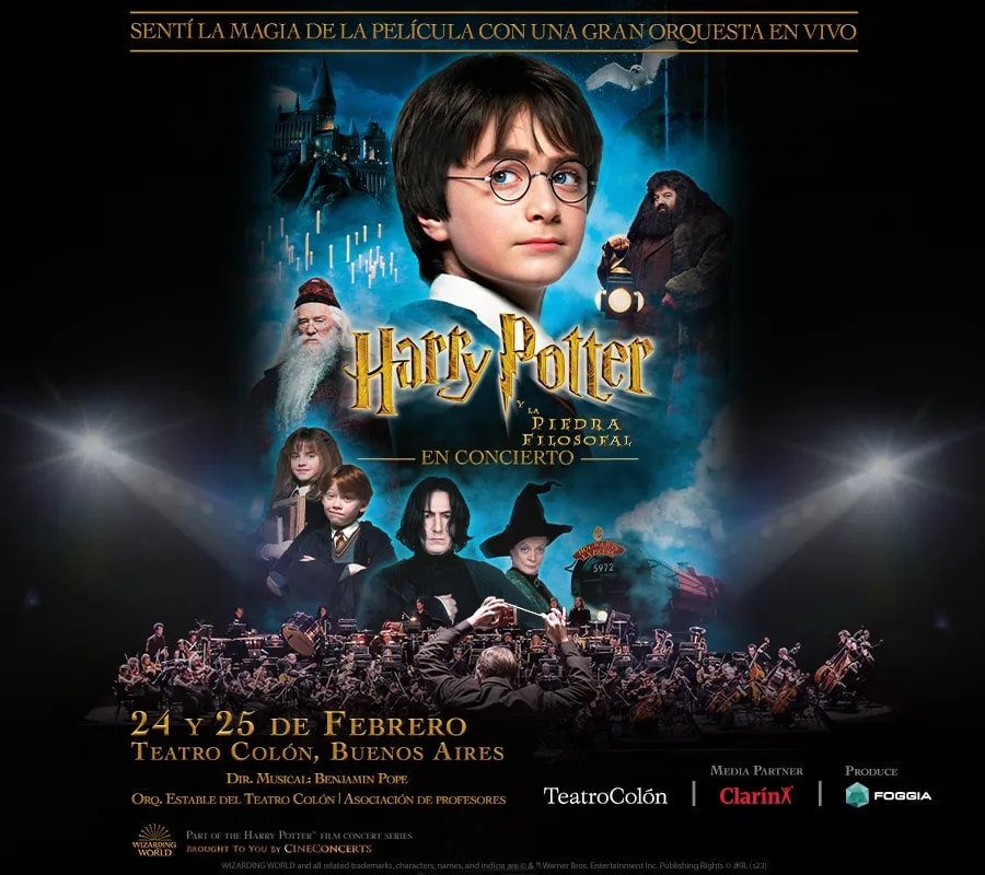 Harry Potter en el Teatro Colón de Buenos Aires: todo lo que tienes que saber sobre esta experiencia en concierto