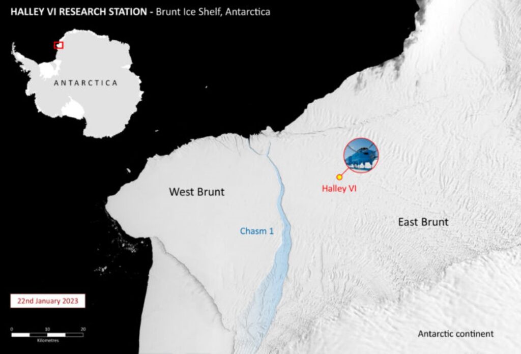 image iceberg iceberg brunt antartida mapa