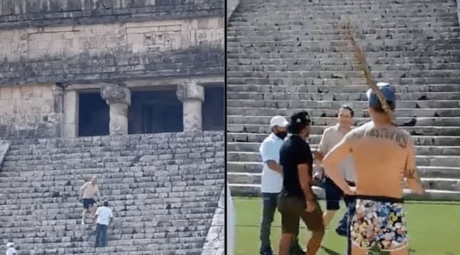 turista en chichenitza