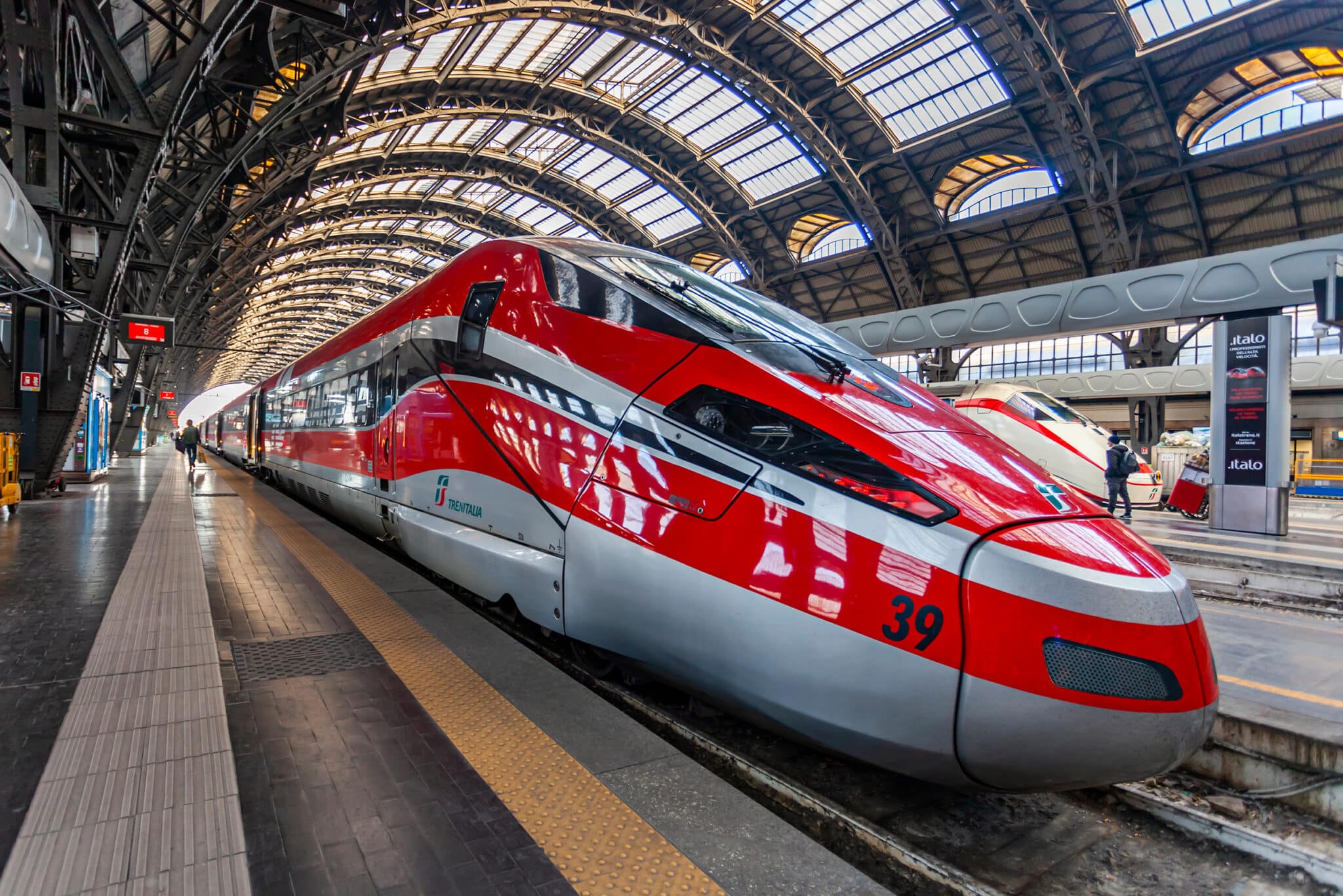 Milan,,Italy,,February,12,,2020.,High-speed,Train,Near,The,Platform