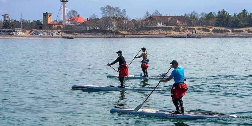 image lago Ontario en tablas de paddle surf tres amigos paddle surf 1