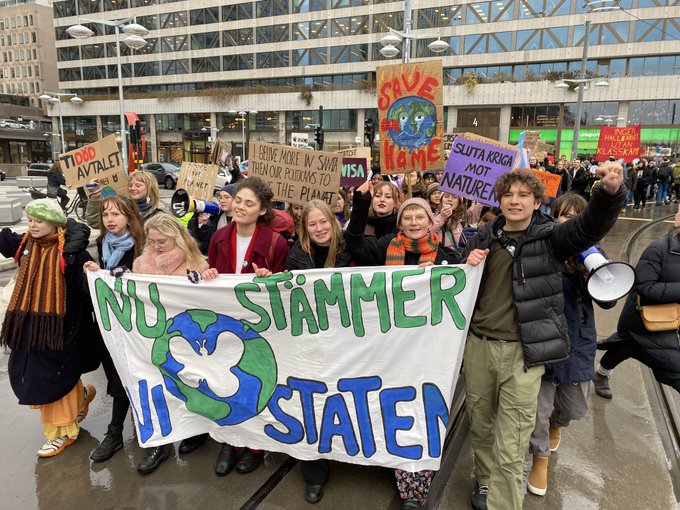 image política climática greta thunberg suecia 2