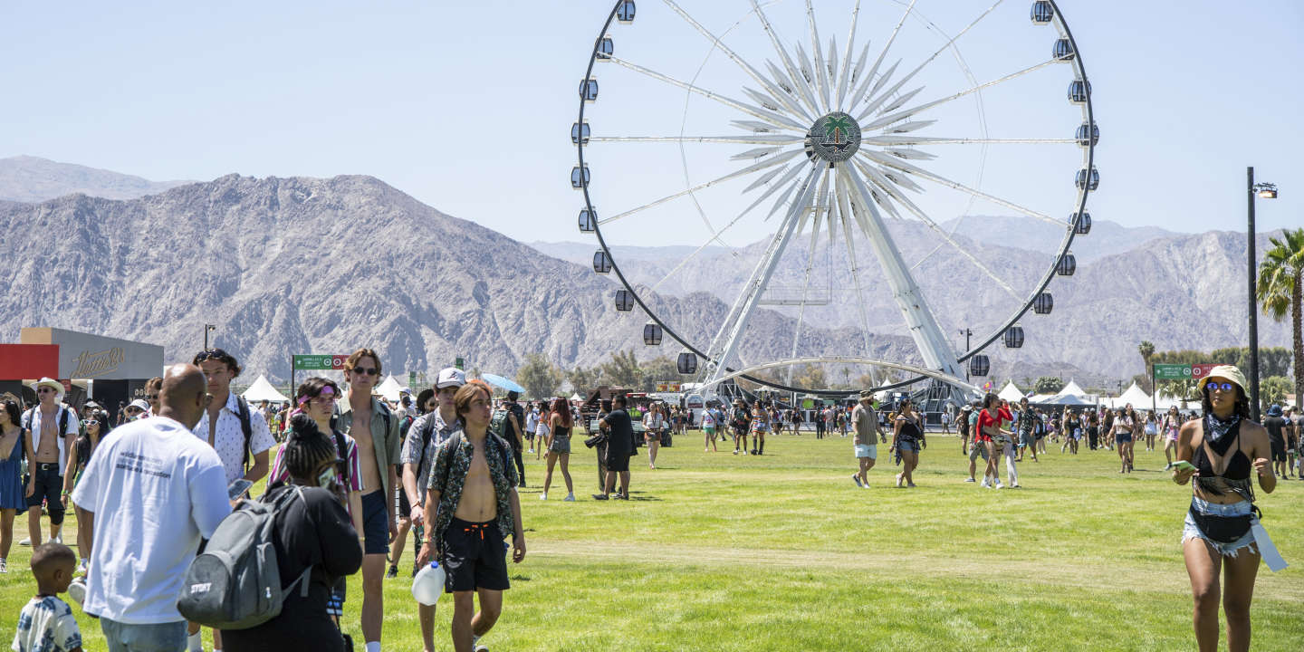 Festival goers attend the Coachella Music & Arts Festival at the Empire Polo Club on Friday, April 15, 2022, in Indio, Calif. (Photo by Amy Harris/Invision/AP)