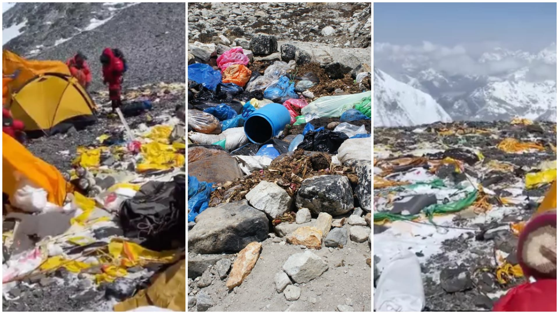 basura en el everest